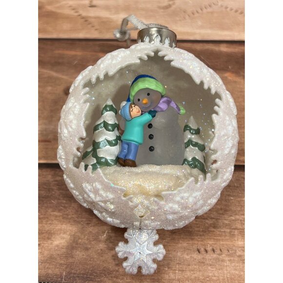 2005 HALLMARK KEEPSAKE ORNAMENT QXC5001 SNOW DAY MAGIC BY TAMMY HADDIX FLAKE MAN - Picture 5 of 7